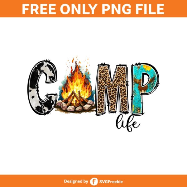 Camp Life Png, Western Sublimation, Camp