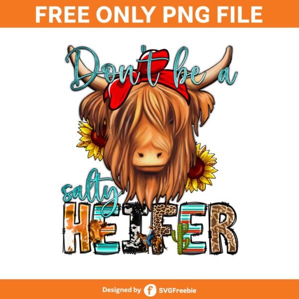 Heifer Sublimation, Cow Png, Western