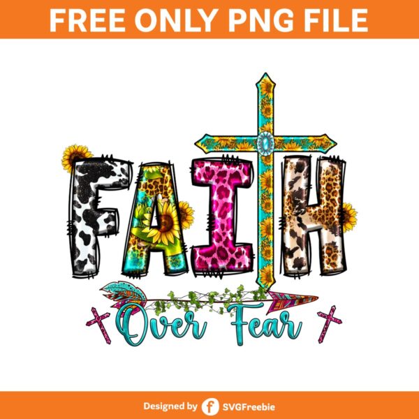 Faith Sublimation, Western Png, Cross