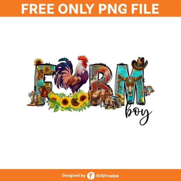 Western Sublimation, Farm Boy Png, Farm