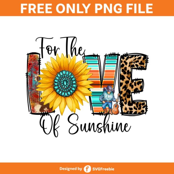 western-sublimation-sunshine-png-love