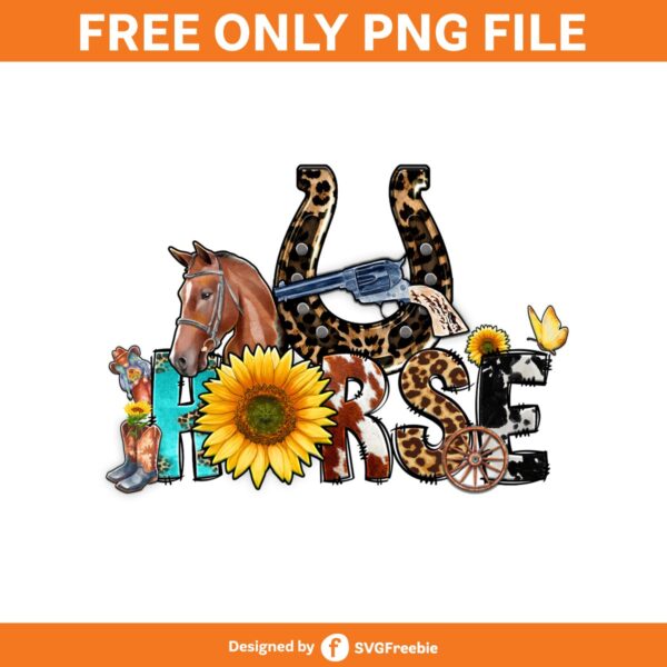 horse-sublimation-western-png-horse