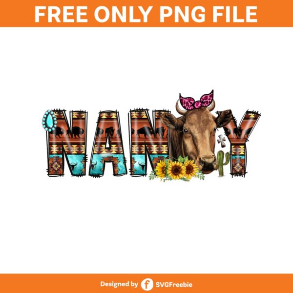 Nanny Sublimation, Grandma Png, Mom Png