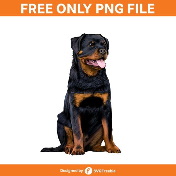 Rottweiler Png Sublimation, Rottweiler