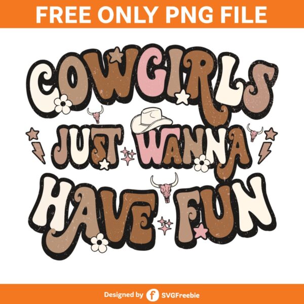 Cowgirl Sublimation, Western, Retro PNG