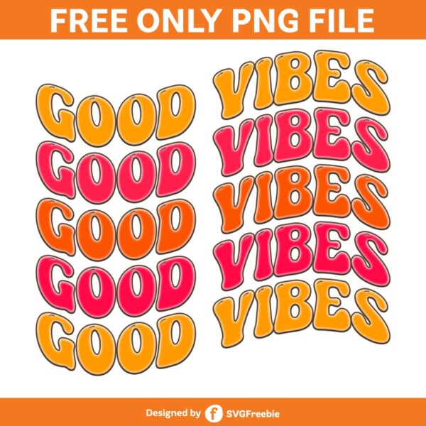 Good Vibes Sublimation,Retro Sublimation