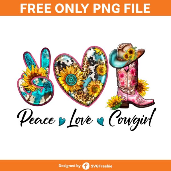 peace-love-png-cowgirl-sublimation-png