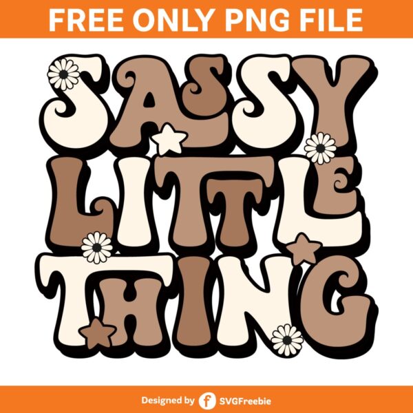 Sassy Little Thing Sublimation, Retro