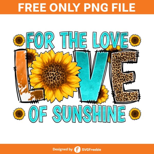 For the Love of Sunshine Sublimation