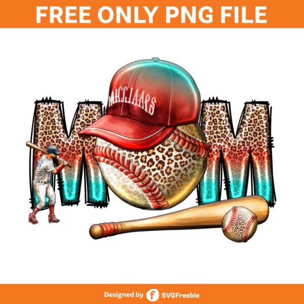 Baseball Mom Sublimation, Baseball Png